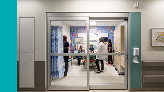 Picture of a room in the Pedi ED