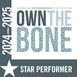 American Orthopaedic Assocation 2024-2025 Own the Bone Star Performer