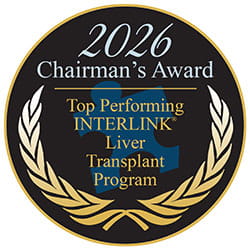 2026 INTERLINK Chairman's award for top performing liver transplant program
