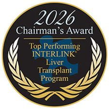 2026 INTERLINK Chairman's award for top performing liver transplant program