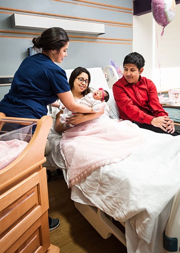 Parents and baby