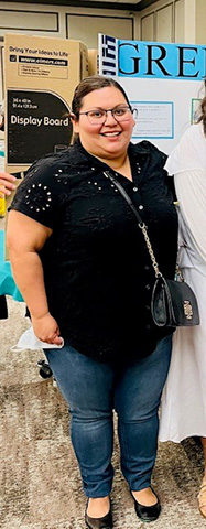 Stephanie before bariatric surgery