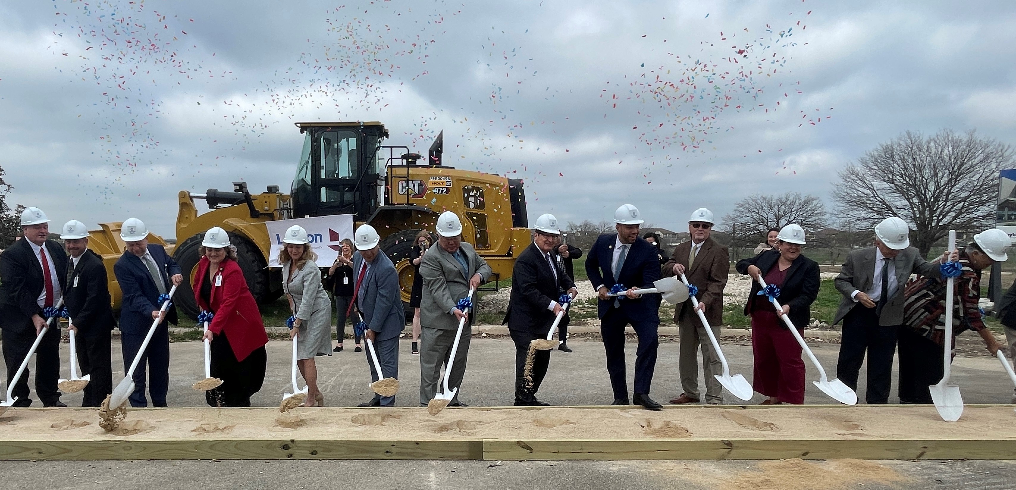 Dignitaries break ground for Retama Hospital