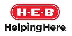 H-E-B Helping Here logo